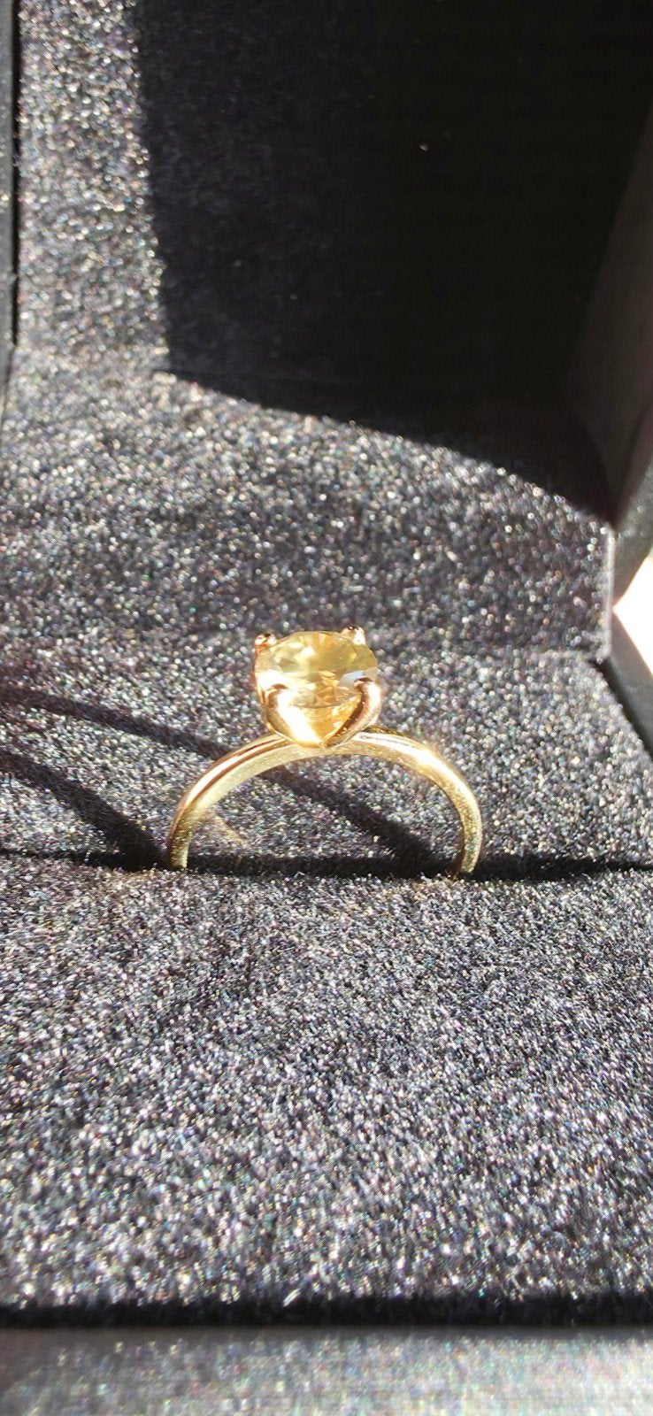 Natural Fancy Deep Chameleon Diamant 1.05ct Gouden ring, Sieraden, Tassen en Uiterlijk, Ringen, Ophalen, Nieuw, Met edelsteen