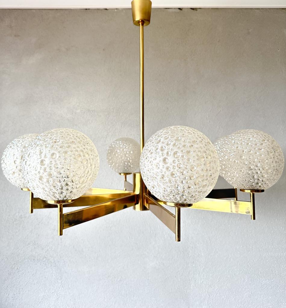 Vintage Kaiser Leuchten hanglamp, Niet ingevuld, 50 tot 75 cm, Niet ingevuld, Mid century design