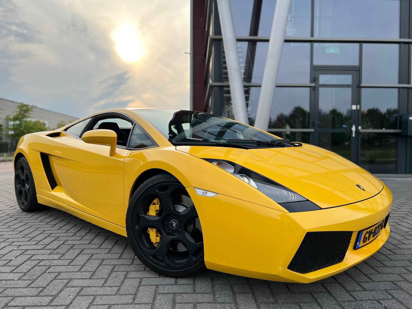 Lamborghini Gallardo Coupé 5.0 V10 4WD 500PK+ Geel 19” NAP !, Auto's, Lamborghini, Automaat, Zwart, 501 pk, Automatische klimaatregeling