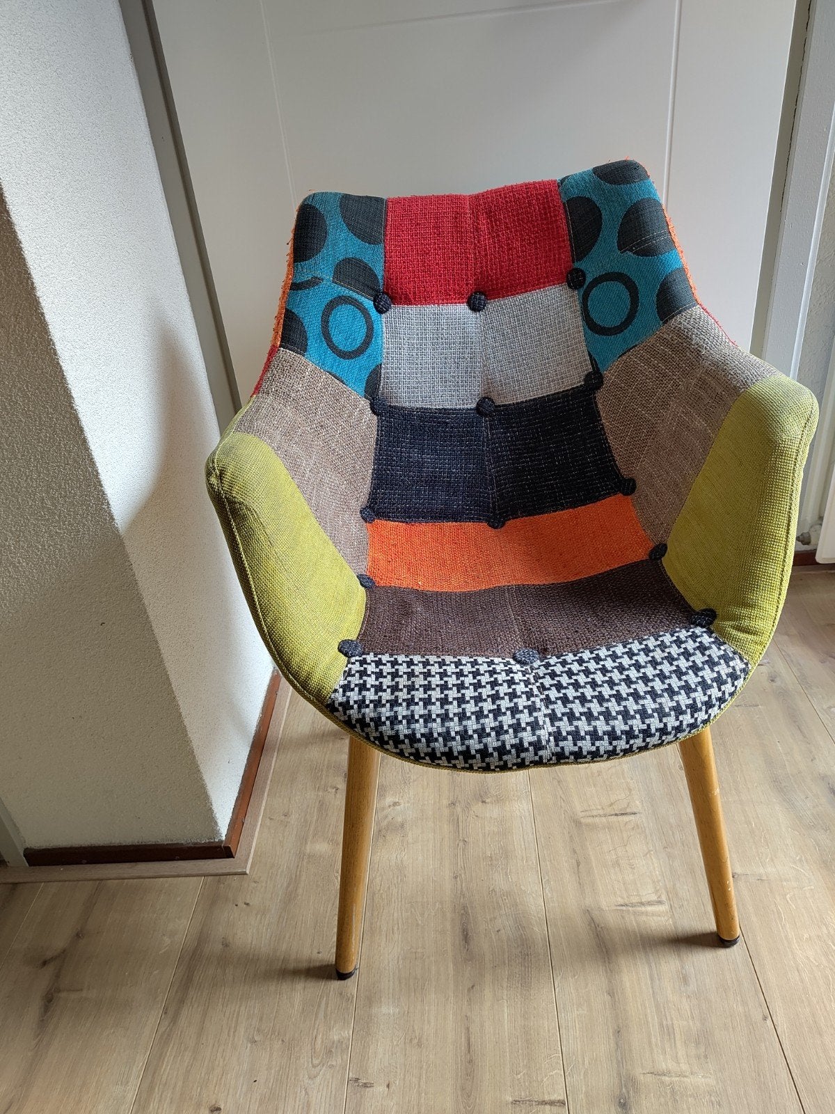 Kuipstoeltje met wasbare hoes, Huis en Inrichting, Stoelen, Ophalen of Verzenden, Eén