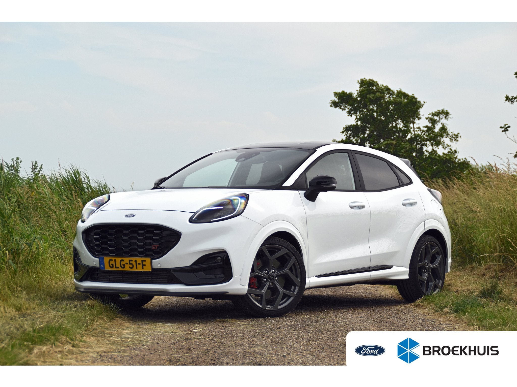 Ford Puma 1.5EB 200pk ST-X, Keurmerk '100% Onderhouden', 15 km/l, Wit, Bedrijf