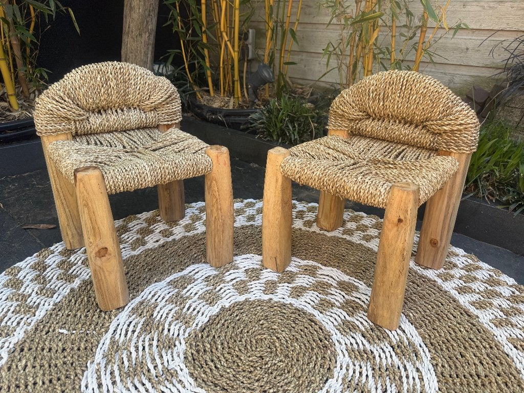 Kinder stoeltje stoel Zeegras en suarhout Bali Indonesie, Verburgt Vintage, Nieuw, Ophalen of Verzenden, https://verburgtvintage.nl/#contact