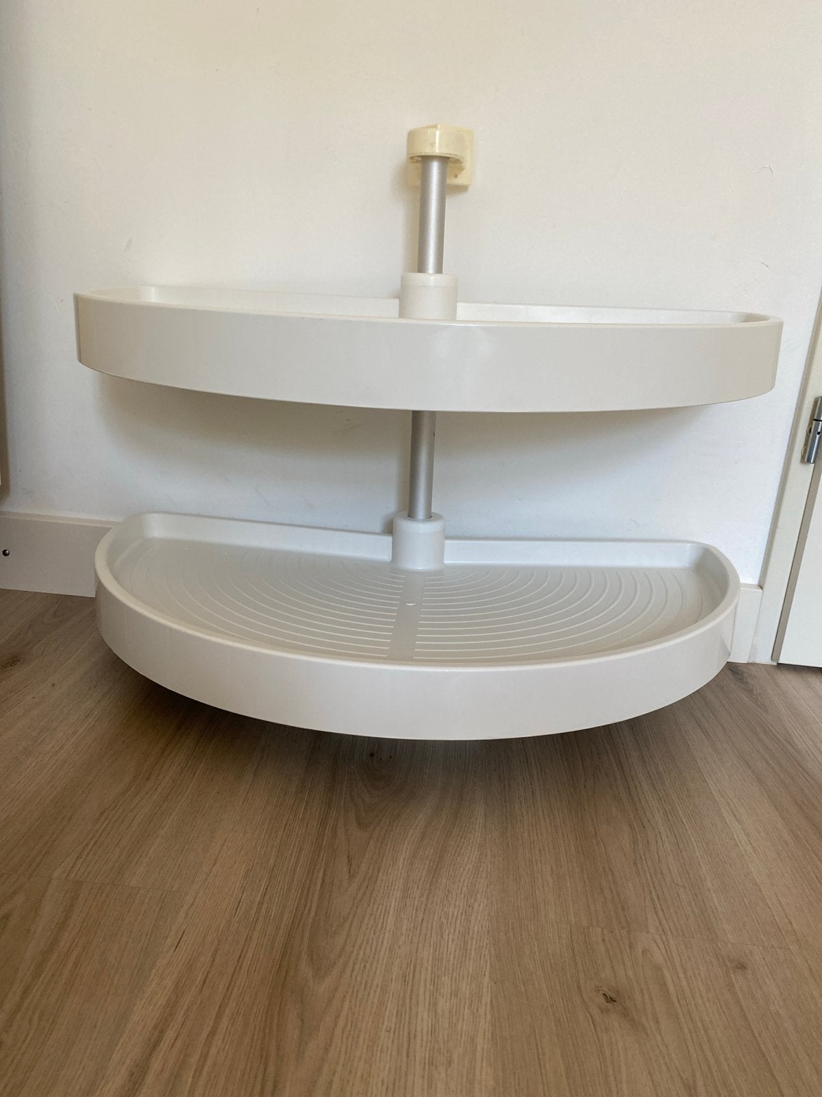 SHELVO carrousel set, halve plateaus, wit, kast 800 mm, Ophalen, Overige typen, Kunststof, Zo goed als nieuw