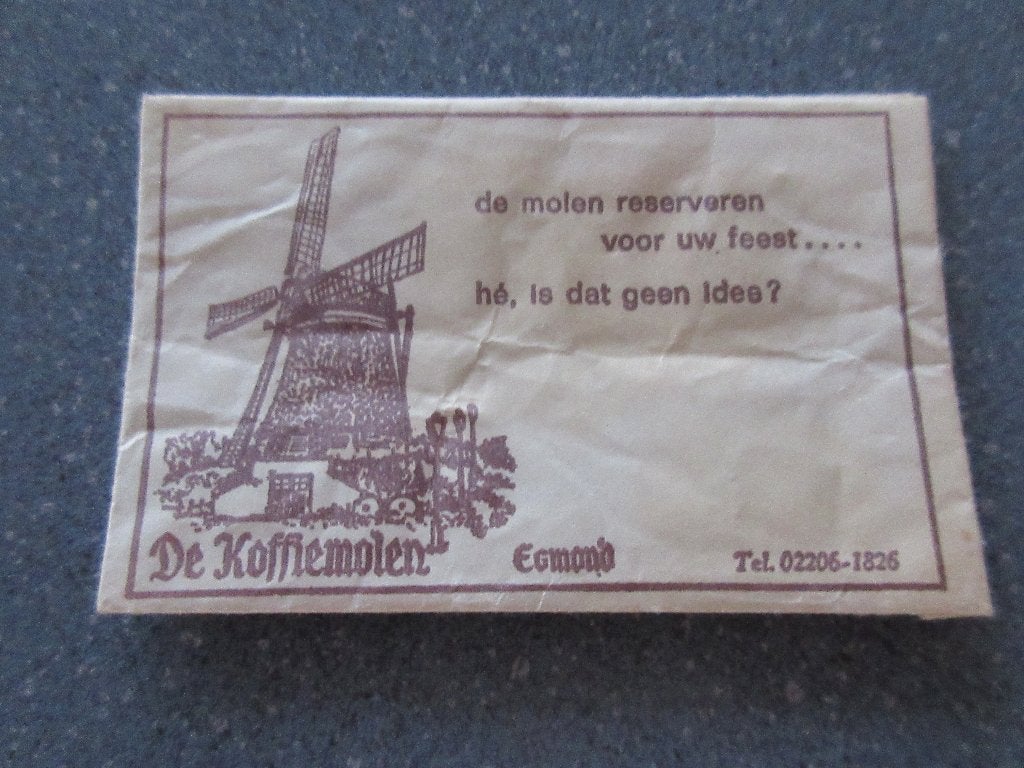 Egmond, De Koffiemolen, Verzenden, Nederland