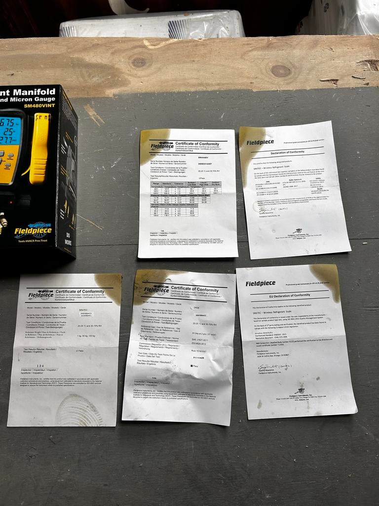 Complete Fieldpiece BRL100 Apparatuur Set, Ophalen, Zo goed als nieuw