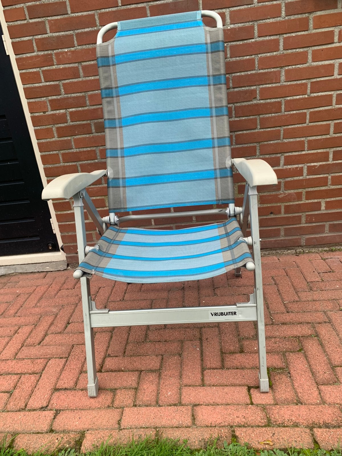 1 lichtgewichte tuinstoel (4/5 standen), Ophalen, Gebruikt