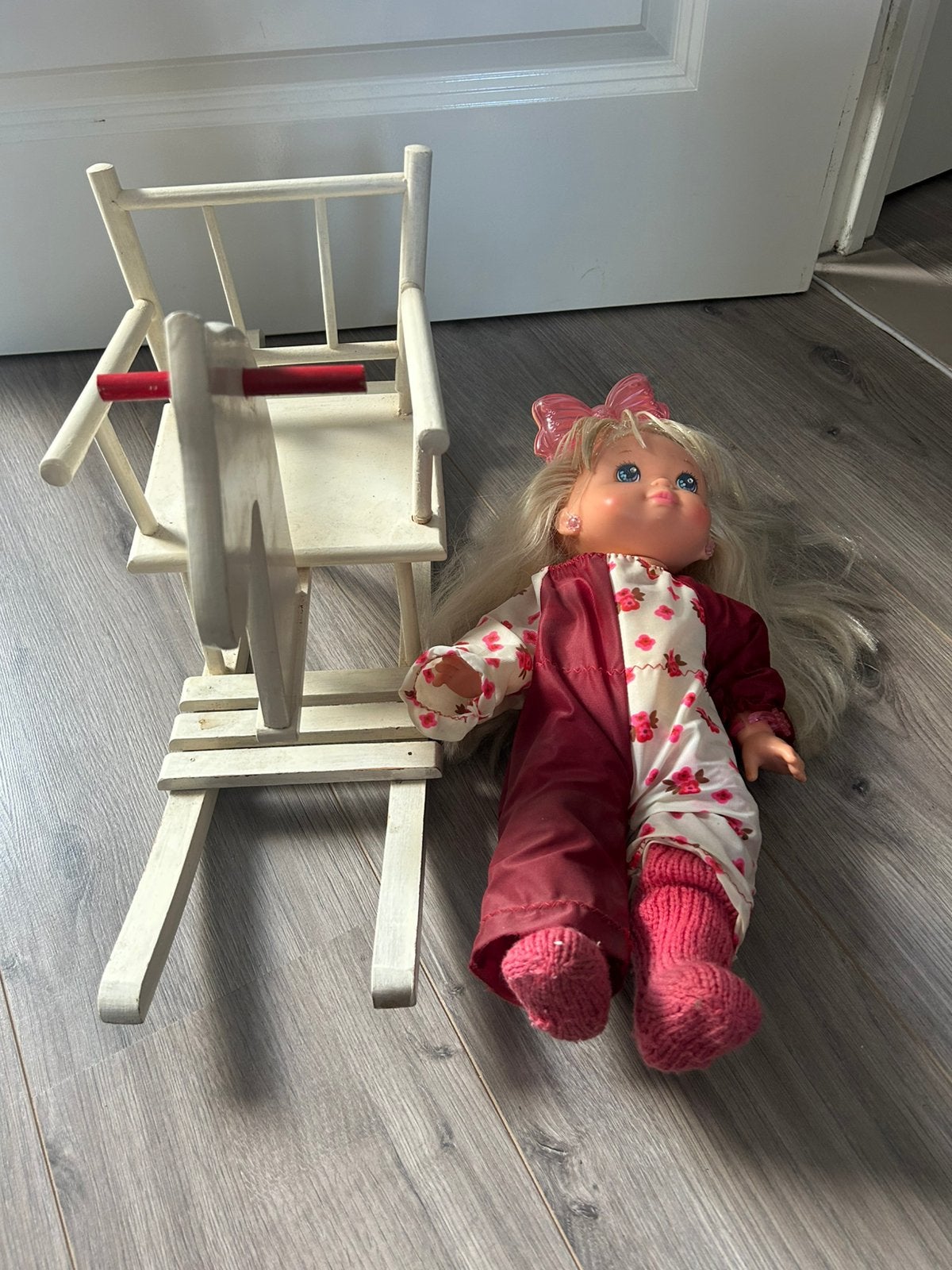 Mattel PJ Sparkles pop met hobbelpaard, Ophalen of Verzenden, Zo goed als nieuw, Babypop