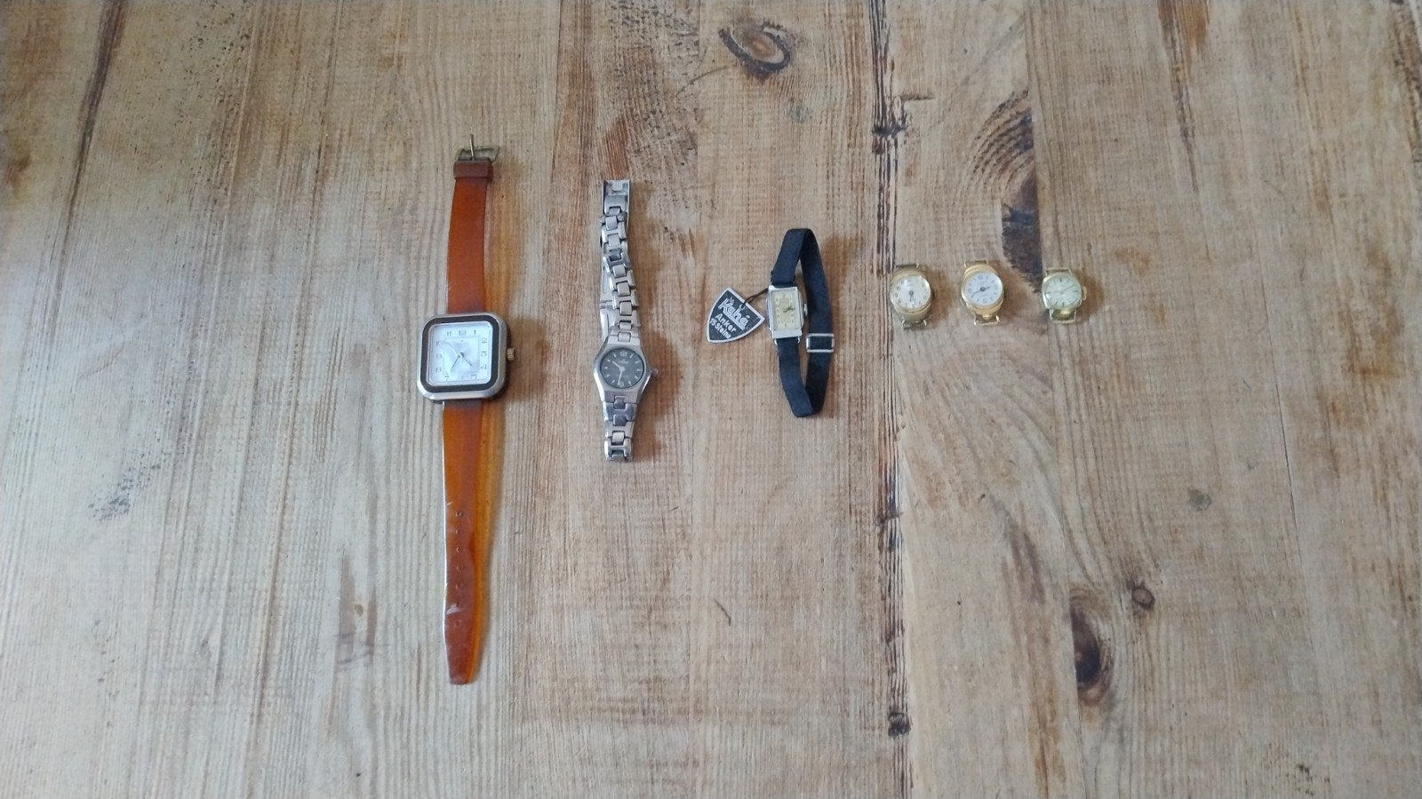 6 x Dames vintage horloges - voor de verzamelaar, Ophalen of Verzenden, Gebruikt, Polshorloge, Overige merken
