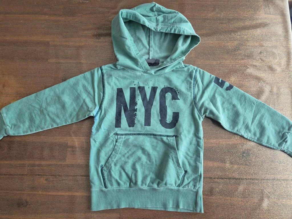 Stoere Bel&Bo hoodie maat 104 - NYC print, Bel&Bo, Gebruikt, Jongen of Meisje, Trui of Vest