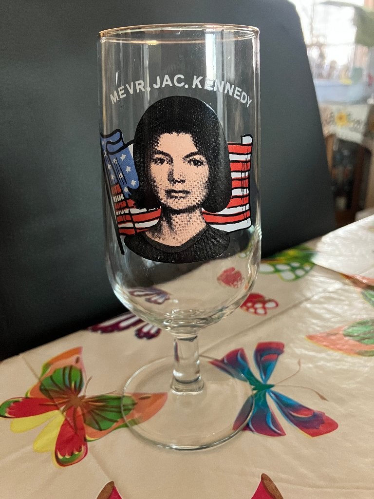 Glas Jackie Kennedy, Ophalen of Verzenden, Zo goed als nieuw, Overige typen