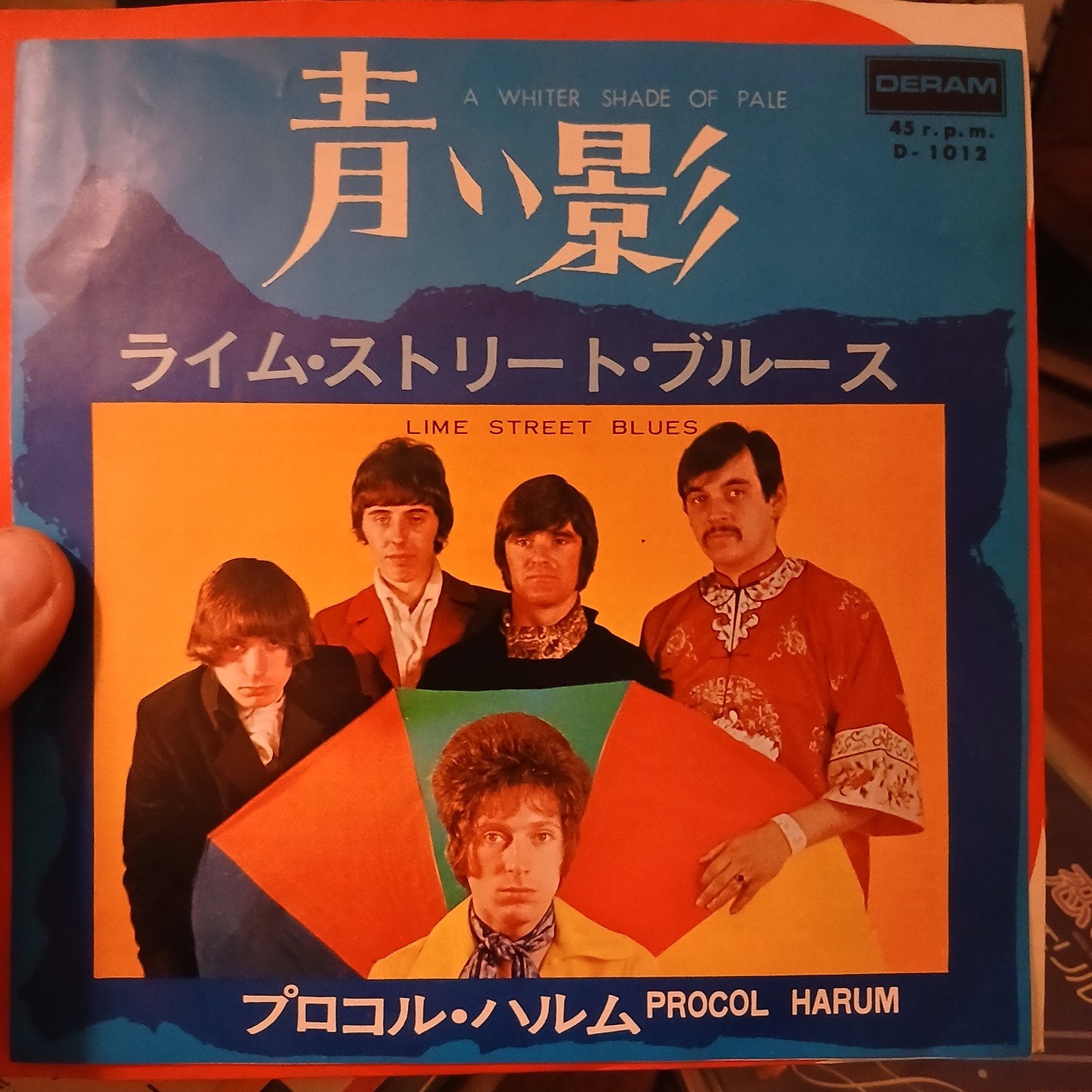 Procol Harum - A Whiter Shade of Pale (Japanse persing), Fotohoes, 7 inch, Ophalen of Verzenden, Zo goed als nieuw
