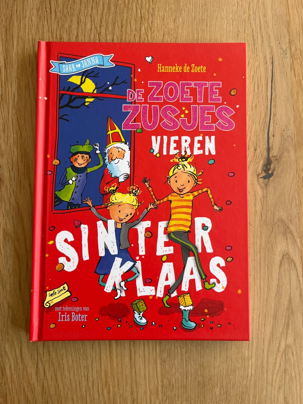 Hanneke de Zoete - De Zoete Zusjes vieren Sinterklaas, Fictie algemeen, Ophalen of Verzenden, Zo goed als nieuw, Hanneke de Zoete