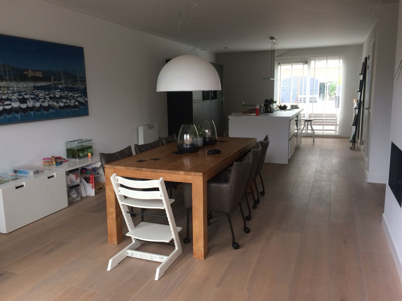 Philips Skive Lirio Eetkamerlamp - Wit, Ophalen, Zo goed als nieuw, Metaal