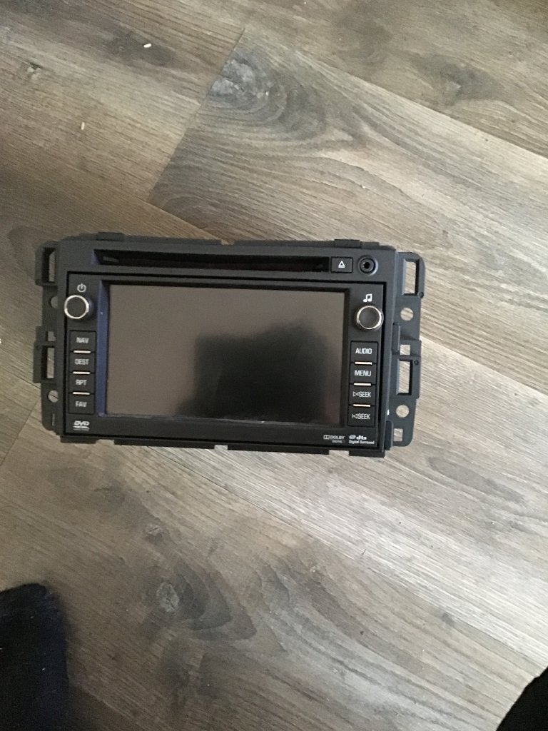Inbouw scherm gmc truck, Ophalen, Zo goed als nieuw