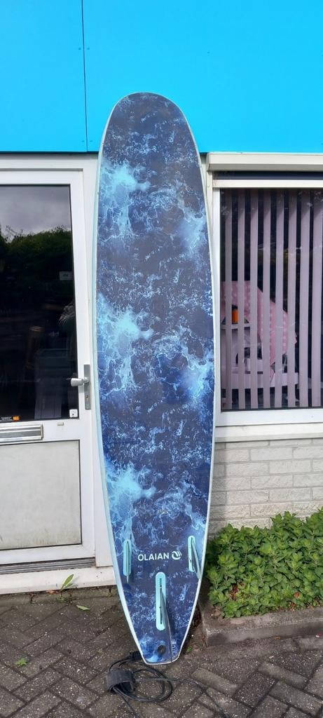OLAIAN 9.0 Softtop Surfboard - Perfect voor beginners, Watersport en Boten, Golfsurfen, Ophalen, Gebruikt, Longboard, Met koord