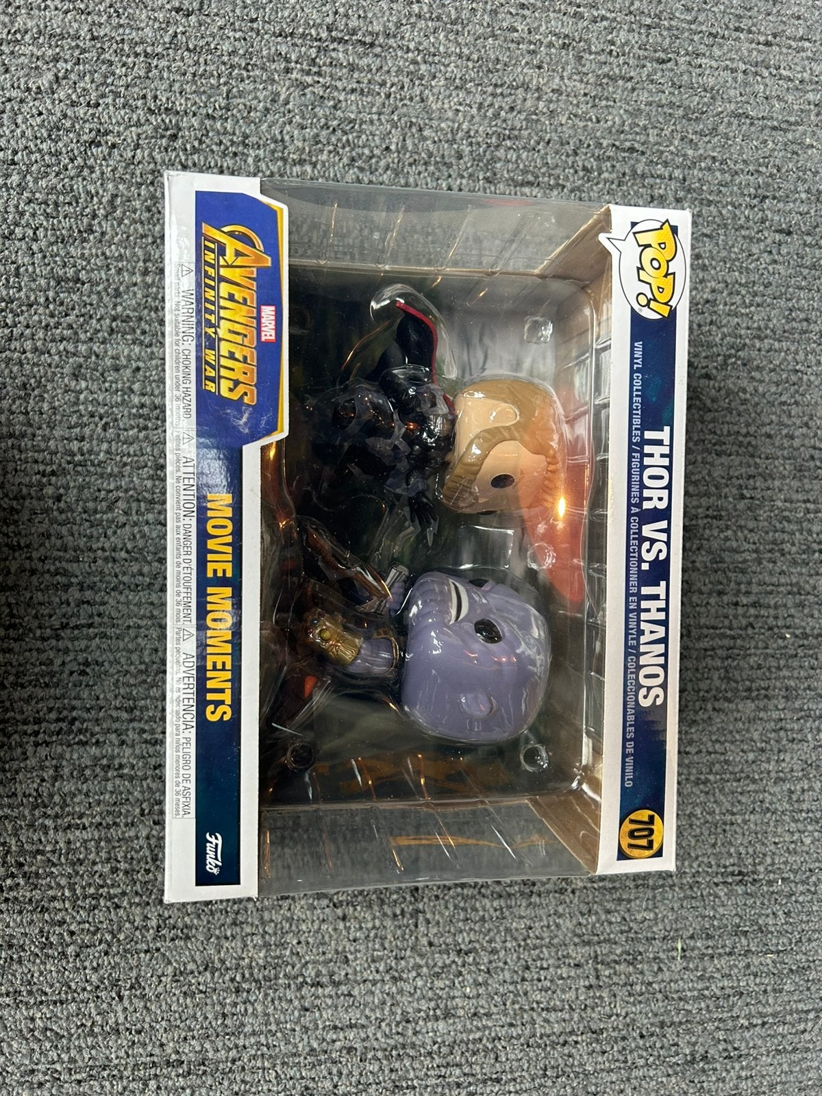 Funko pop thor vs thanos, Ophalen of Verzenden, Zo goed als nieuw