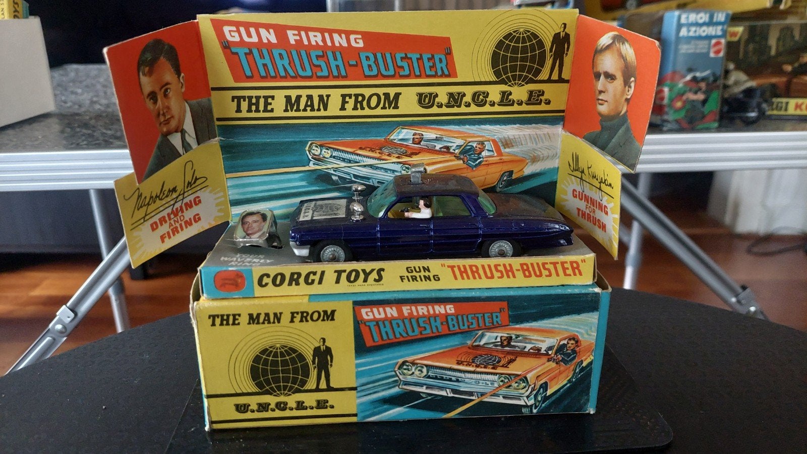 Corgi Toys The Man from U.N.C.L.E. Thrush Buster Van, Verzamelen, Ophalen of Verzenden, Gebruikt, Actiefiguur of Pop