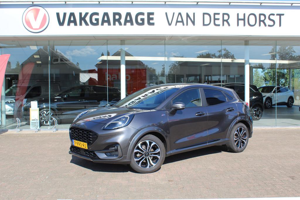 Ford Puma 1.0 125 pk EcoBoost Hybrid ST-Line X Winter Pack,, 12 maanden, Leder en Stof, Bedrijf, Hybride Elektrisch/Benzine