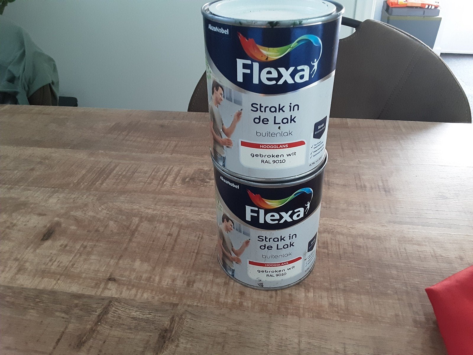Flexa Strak in de Lak Buitenlak Hoogglans Gebroken Wit, Doe-het-zelf en Verbouw, Verf, Beits en Lak, Ophalen