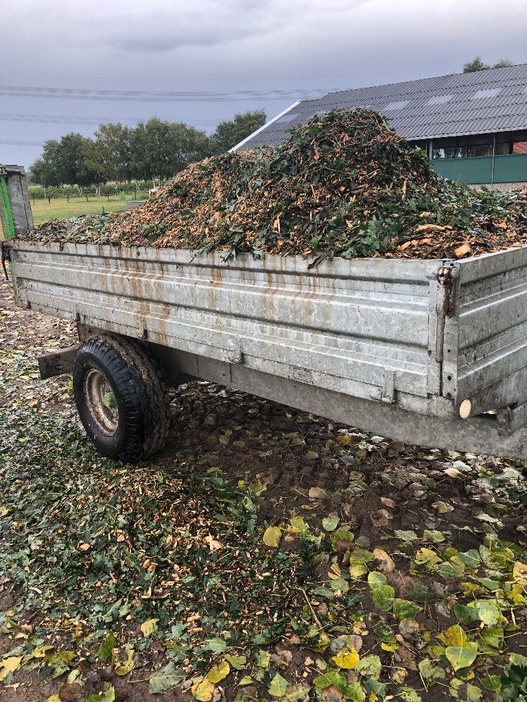 Houtsnippers, Ophalen, Boomschors
