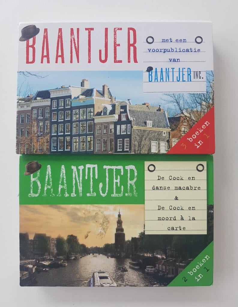 2x Dwarsligger Baantjer oa. De Cock en de Sluimerende Dood, Boeken, Detectives, Tv-bewerking, Ophalen of Verzenden