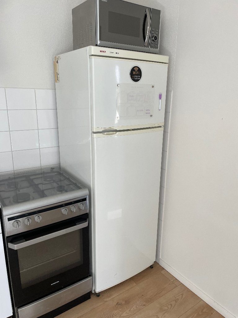 Witte Bosch koelkast, Ophalen, Gebruikt, Met vriesvak