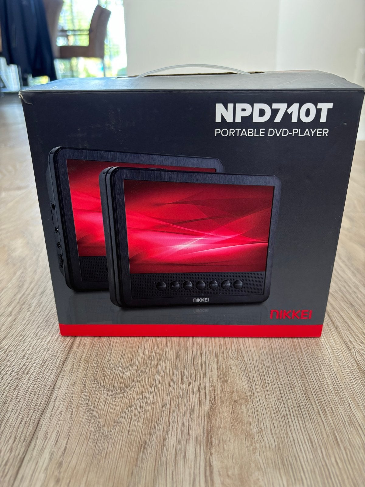 Nikkei NPD710T Portable DVD-speler - 2x 7" scherm, Draagbaar, Nieuw, Ophalen, Overige merken