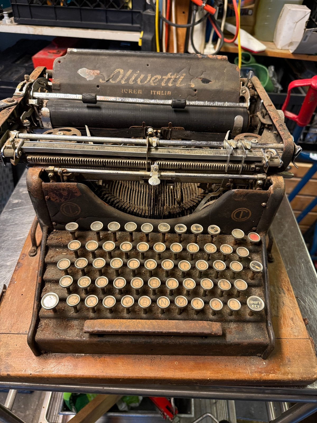 Olivetti M20 typemachine – 1926 – eerste serie, Diversen, Typemachines, Ophalen, Gebruikt