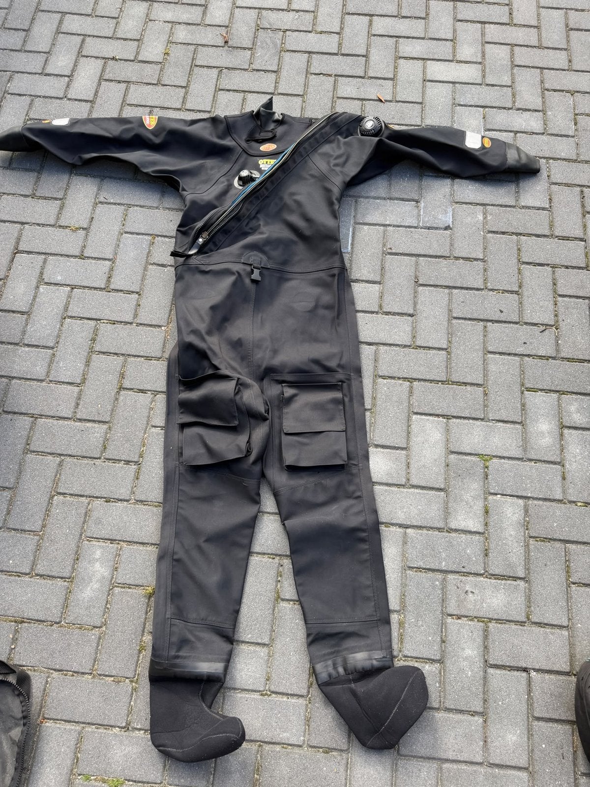 Otter Britannic Super Skin droogpak met Tecline onderpak, Watersport en Boten, Ophalen of Verzenden, Zo goed als nieuw, Duikpak
