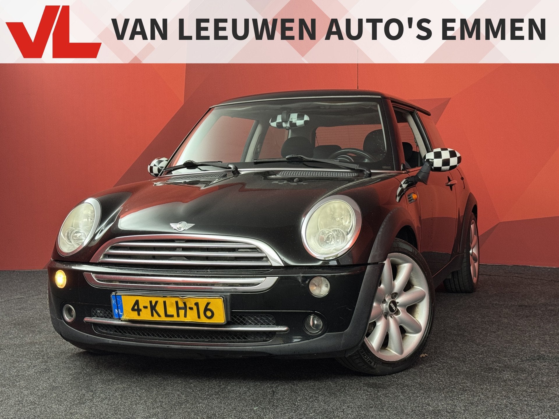 MINI 3-deurs 1.6 Cooper Pepper | Pano | Airco | (bj 2005), Auto's, Voorwielaandrijving, Stof, Gebruikt, Zwart