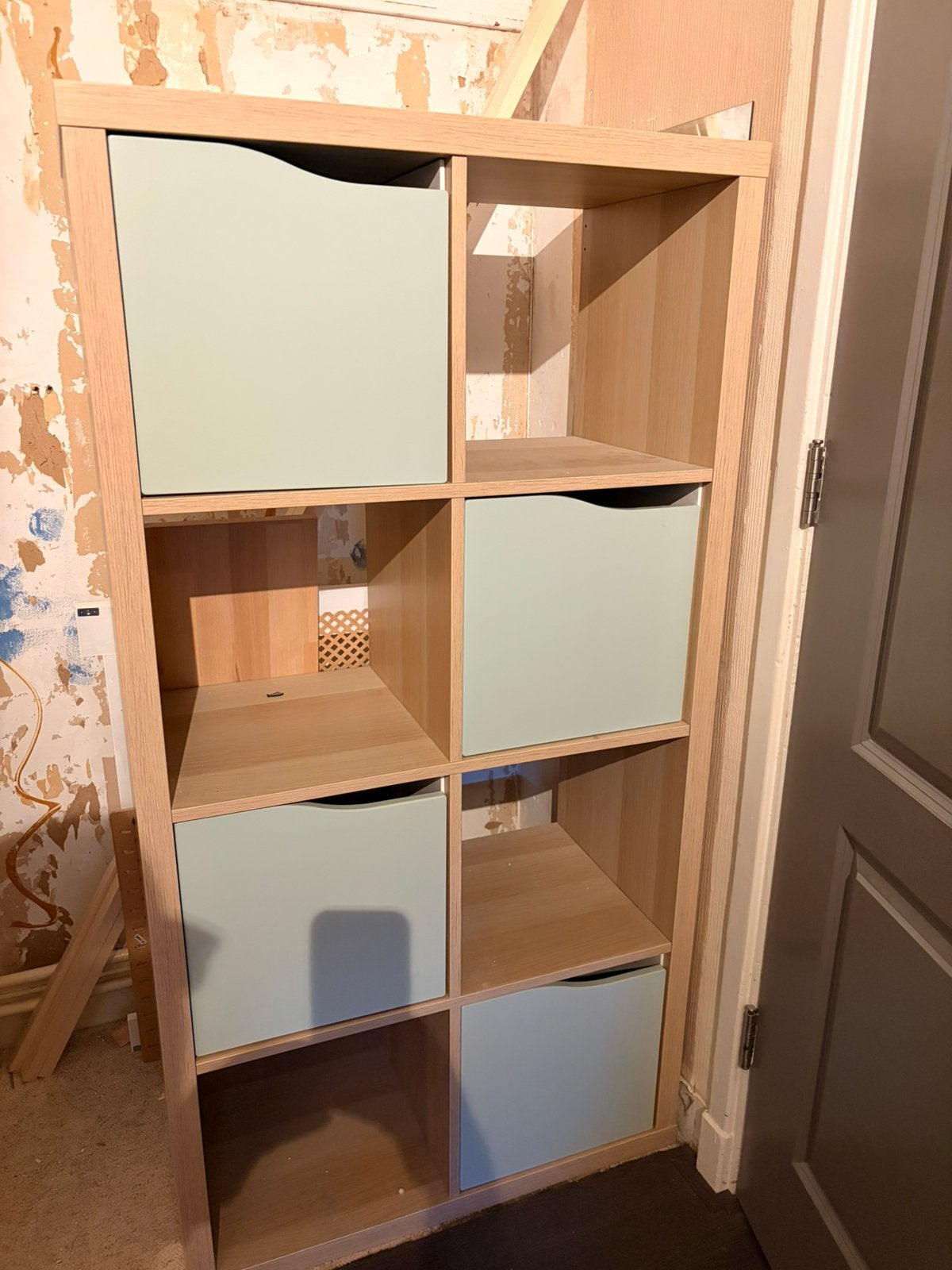Kallax kast 8 vakken., Ophalen, Zo goed als nieuw, Minder dan 150 cm, Minder dan 100 cm