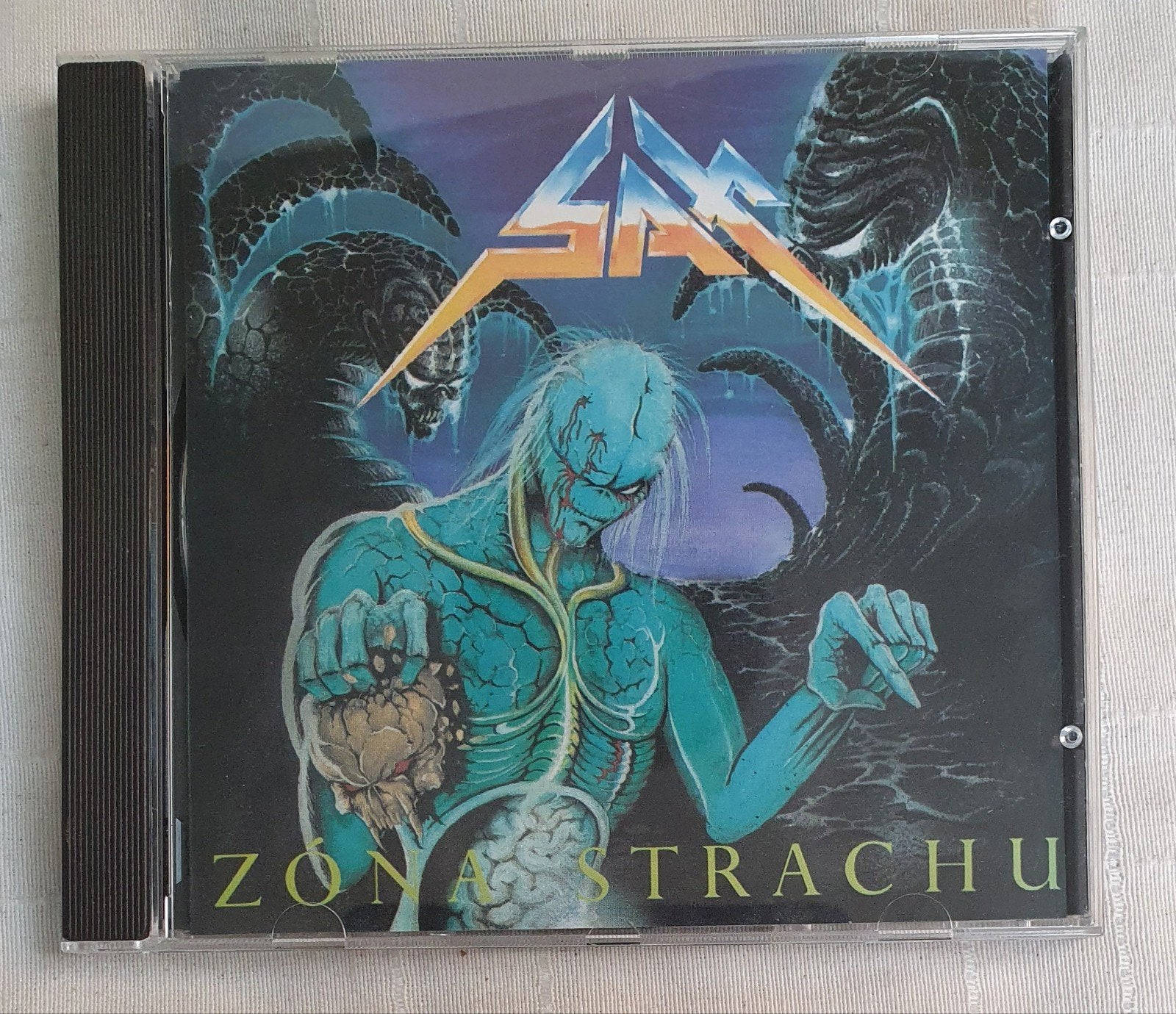 Sax - Zóna strachu - 1991, Verzenden, Zo goed als nieuw, Thrash metal