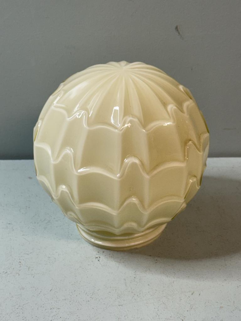 Vintage glazen Thabur lampenkap, Huis en Inrichting, ?, Zo goed als nieuw, ?, ?