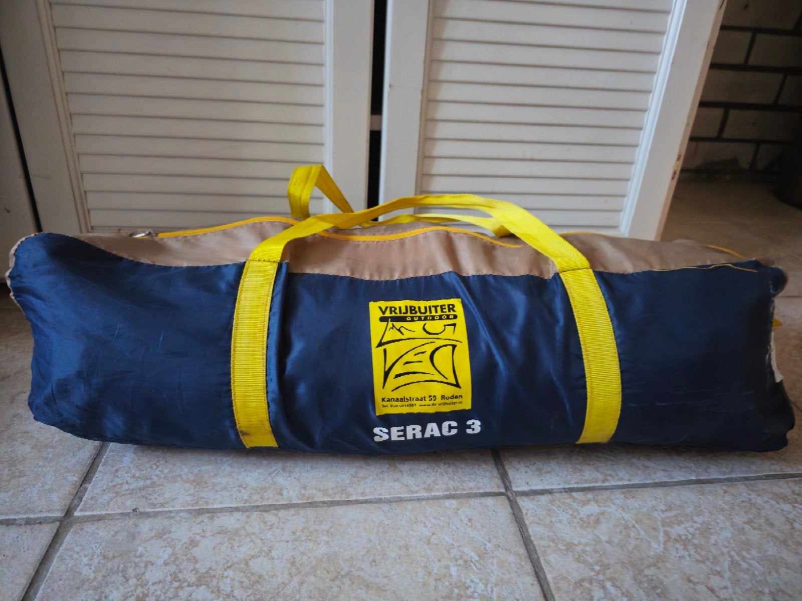 Vrijbuiter Outdoor Serac 3 Tent - Compact en Gebruikt, Ophalen of Verzenden, Gebruikt, Tot en met 3