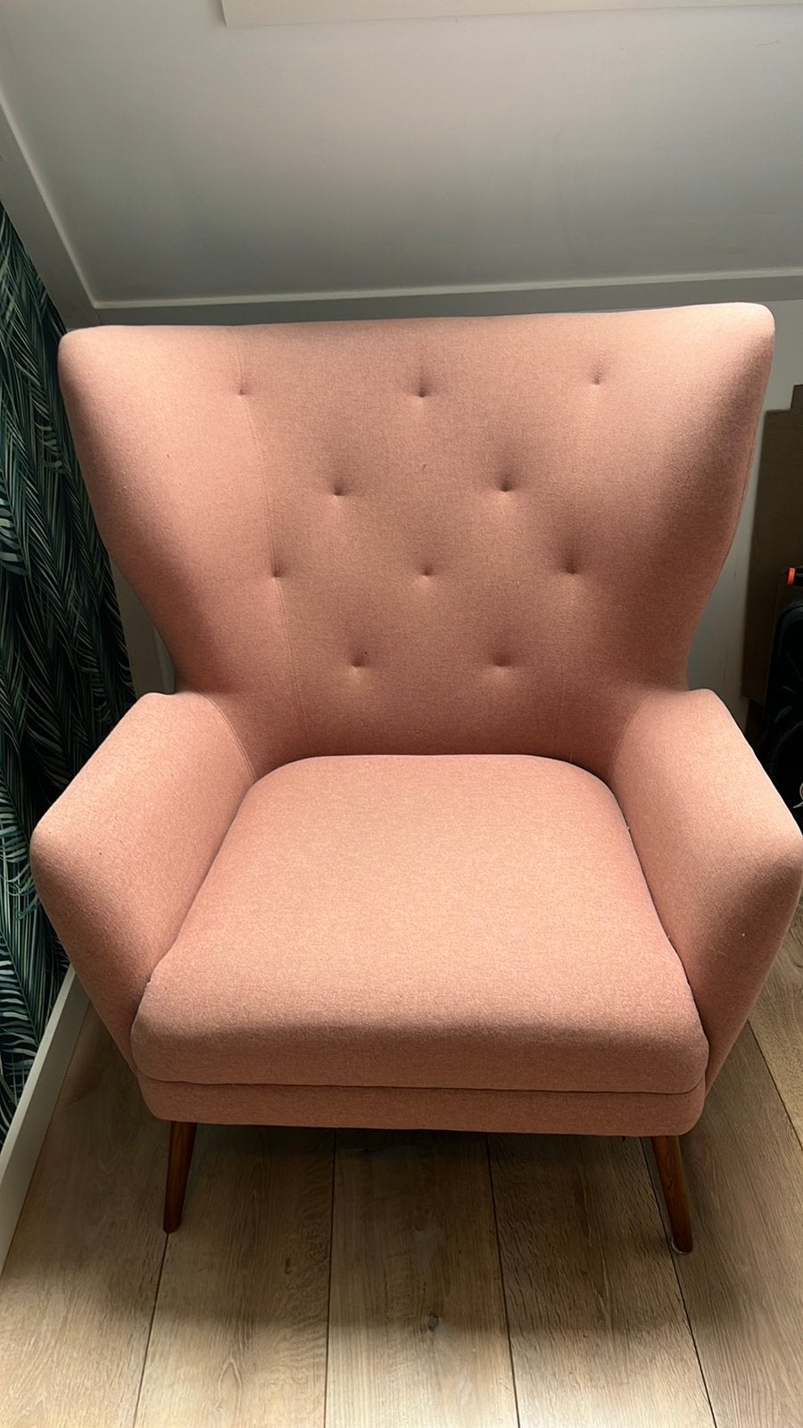 Sofa company fauteuil oud roze, Ophalen, Zo goed als nieuw, 75 tot 100 cm, 50 tot 75 cm