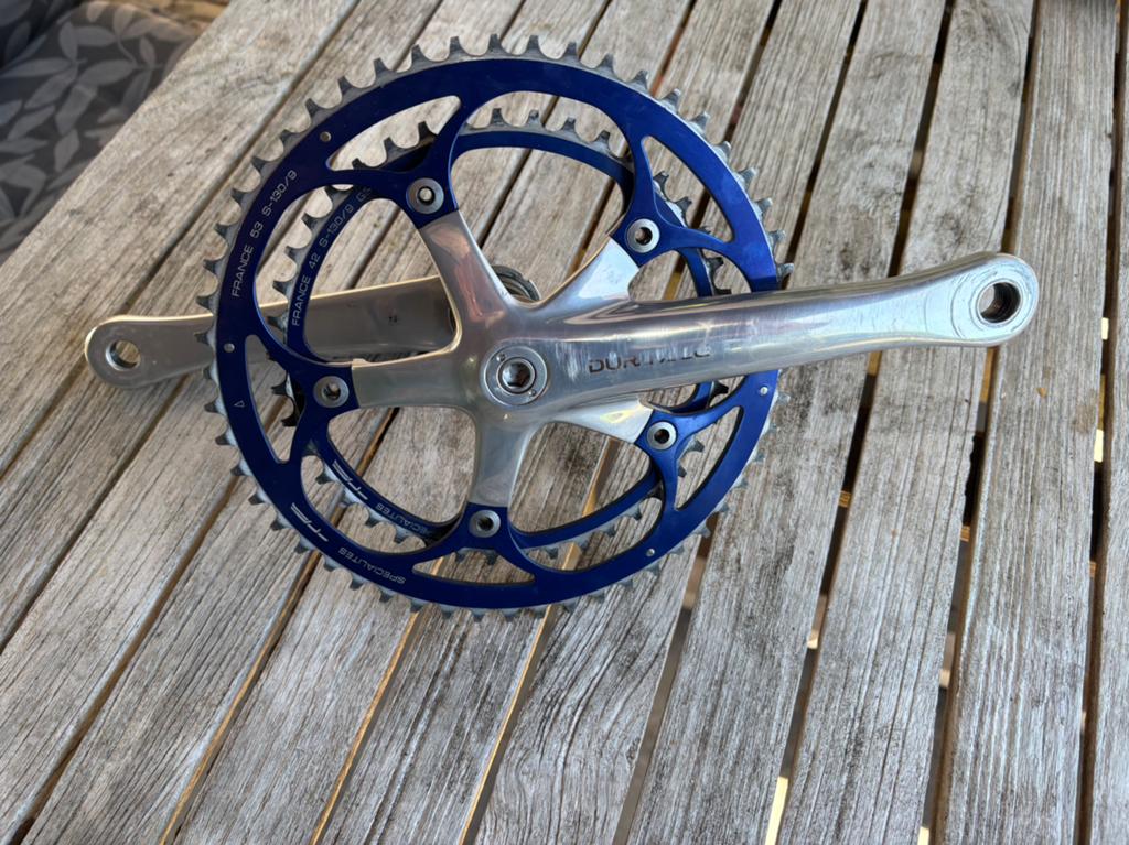 Shimano Dura Ace 7700 cranckset en BB, Fietsen en Brommers, Fietsonderdelen, Ophalen of Verzenden, Zo goed als nieuw