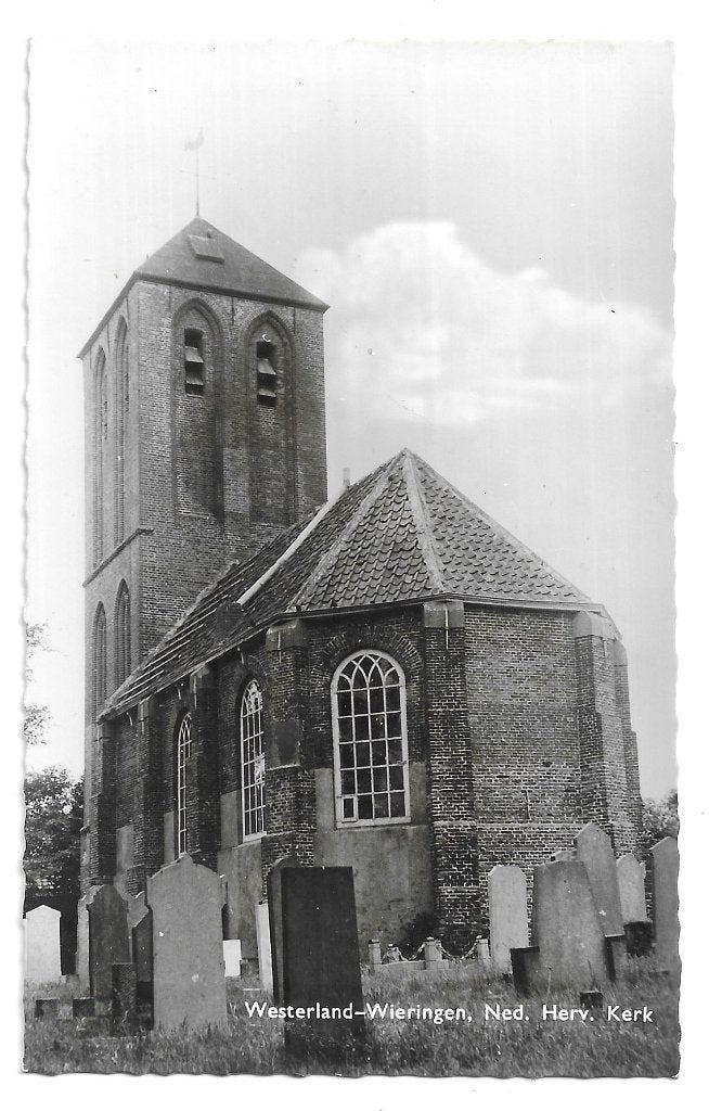 AK Westerland, Wieringen - Ned. Herv. Kerk, Verzenden, 1960 tot 1980, Ongelopen, Noord-Brabant