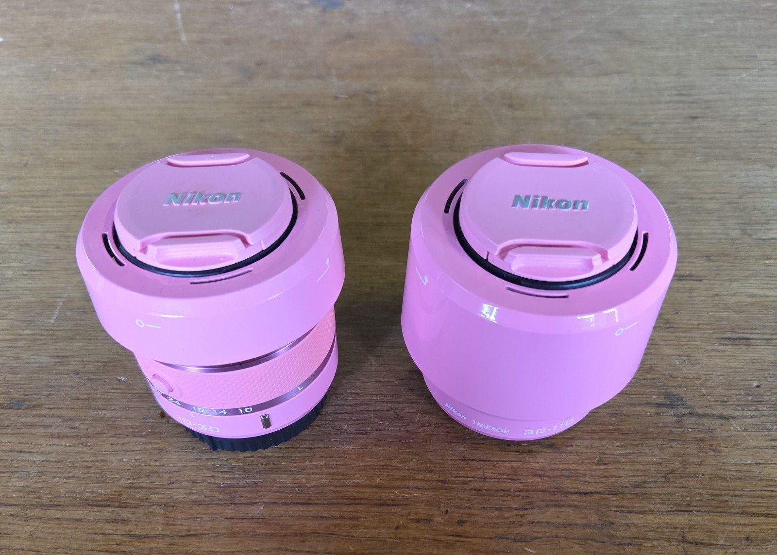Nikon 1 J1 10-30mm en 30-110mm Lens, Gebruikt, Nikon, Ophalen of Verzenden, Standaardlens