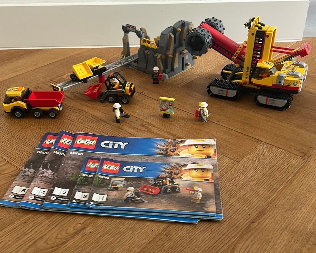 Lego set mijnbouw 60188 + 60184. Compleet zonder doos, Ophalen, City, Lego, Complete set
