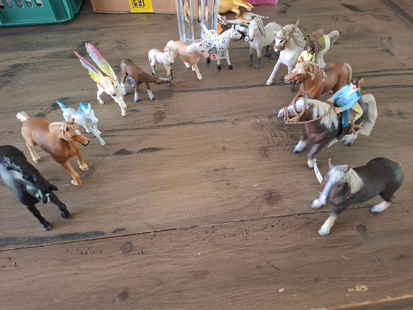 Grote collectie Schleich paarden en eenhoorns, Verzamelen, Speelgoed, Ophalen of Verzenden, Zo goed als nieuw