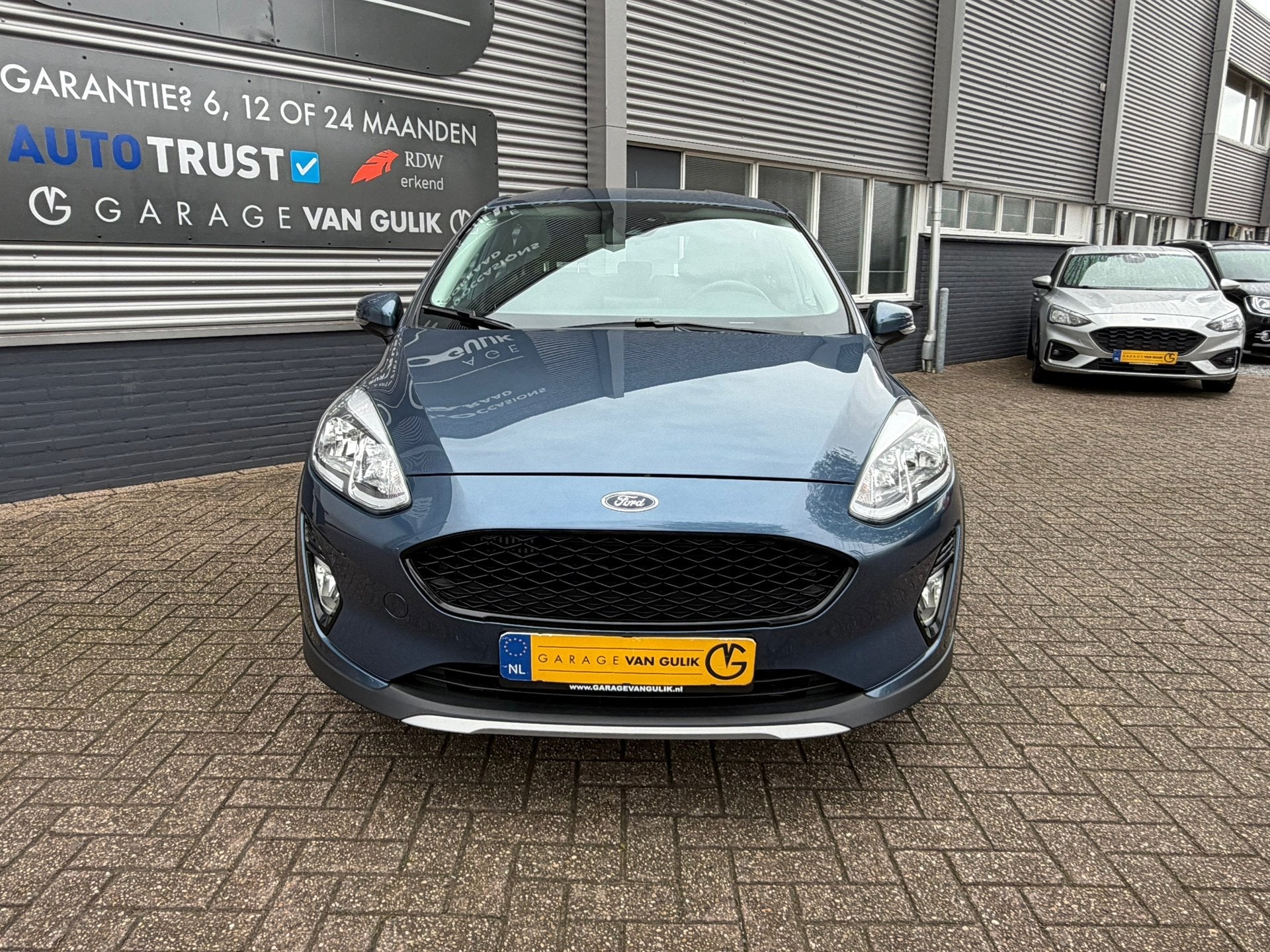 Ford Fiesta 1.0 Active 101PK Automaat,Carplay,Clima,Cruise,I, Auto's, Gebruikt, Blauw, Origineel Nederlands, Bedrijf
