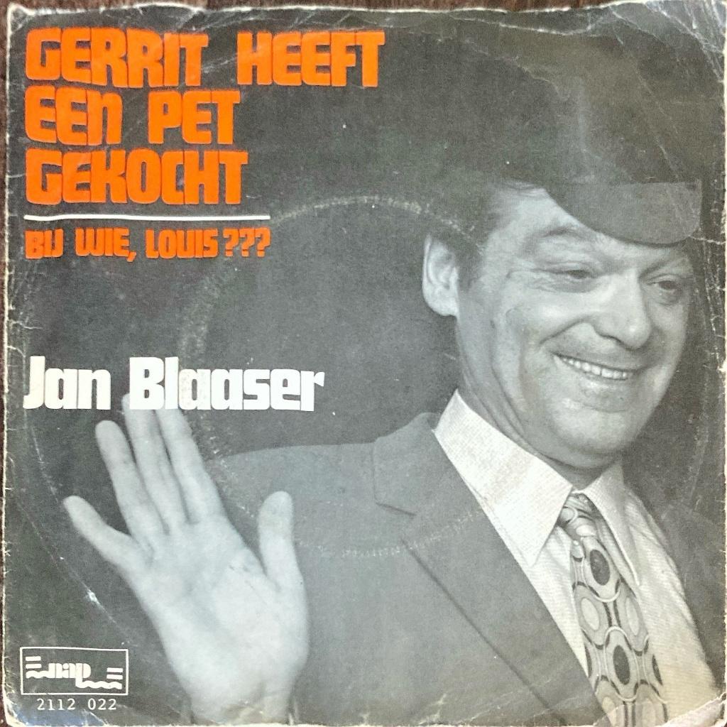 Jan Blaaser - Gerrit Heeft Een Pet Gekocht (Single), Gebruikt, 7 inch, Single, Ophalen of Verzenden