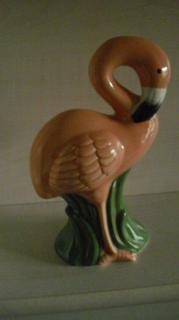Beeldje Rose Flamingo, Verzamelen, Ophalen of Verzenden, Zo goed als nieuw, Dier