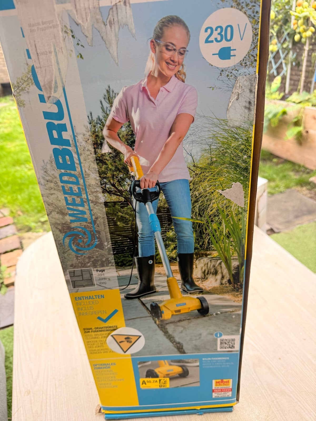 Gloria WeedBrush Onkruidborstel 230V, Ophalen of Verzenden, Zo goed als nieuw
