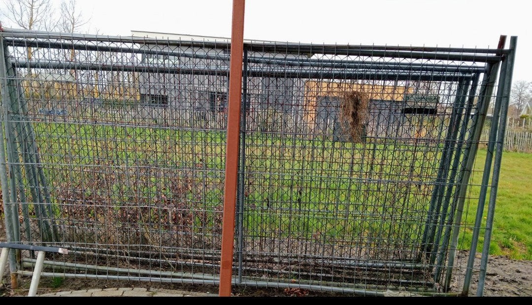 Bouwhekken aangeboden, Tuin en Terras, Tuinhekken en Hekwerk, Ophalen, Gebruikt, IJzer