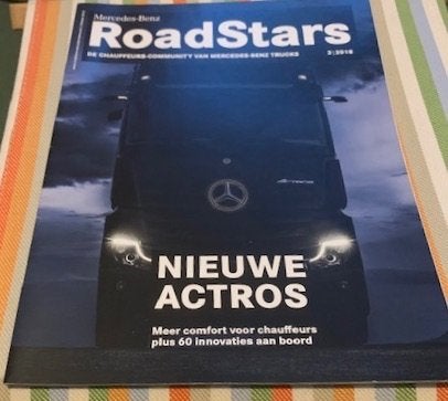 Roadstars Mercedes De Nieuwe Actros 2018 - 3, Ophalen of Verzenden, Gelezen, Mercedes
