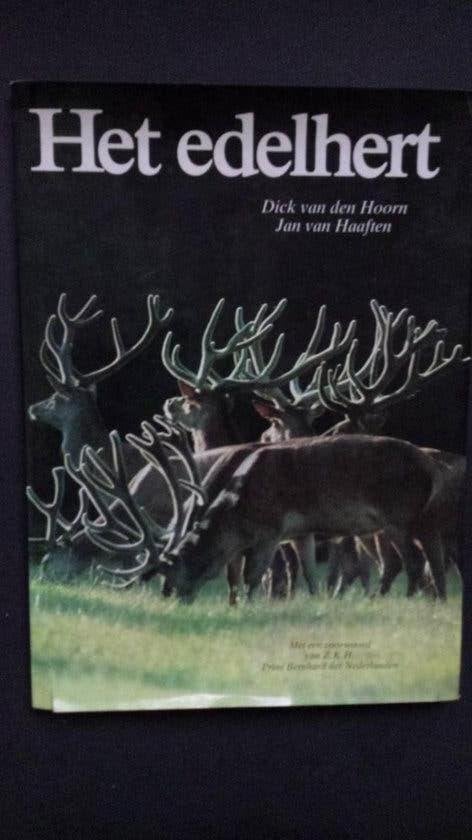 Het Edelhert door van den Hoorn en van Haaften, Boeken, Dieren en Huisdieren, Verzenden, Zo goed als nieuw, Vee