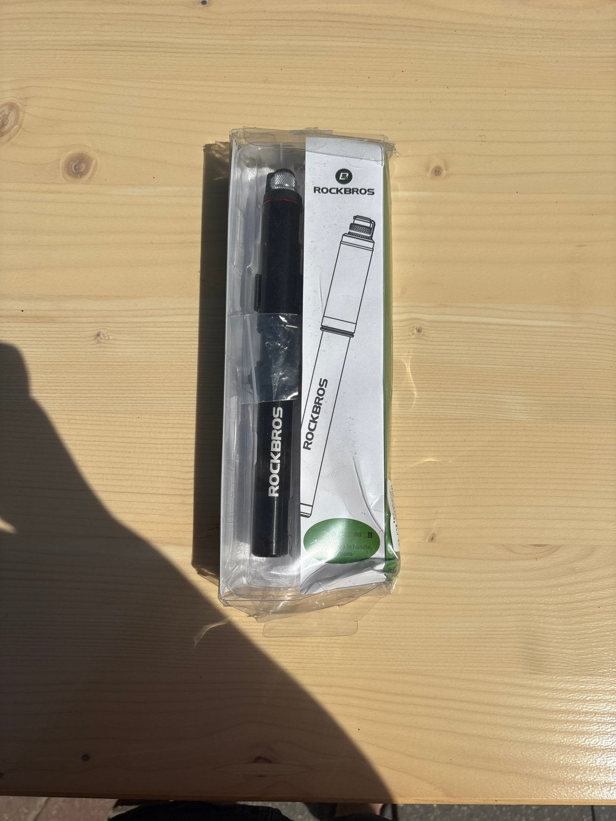 Rockbros Fiets Pomp met Drukmeter - Nieuw in Verpakking, Ophalen of Verzenden, Drukmeter, Nieuw