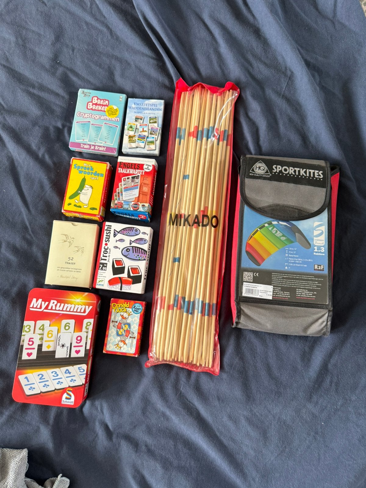 Set met verschillende spellen, Ophalen, Gebruikt