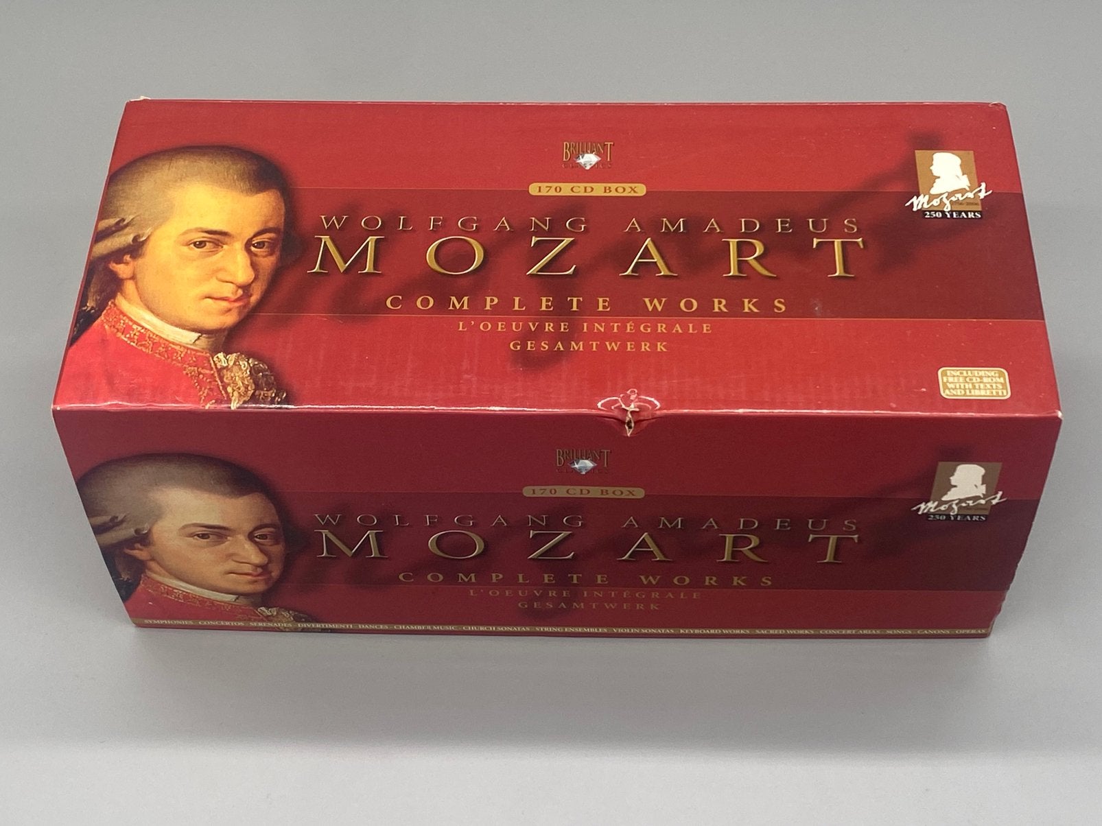 Mozart Complete Works - 170 CD Box - Brilliant Classics, Cd's en Dvd's, Boxset, Ophalen of Verzenden, Zo goed als nieuw, Classicisme